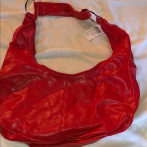 Large sling hobo- red or navy blue